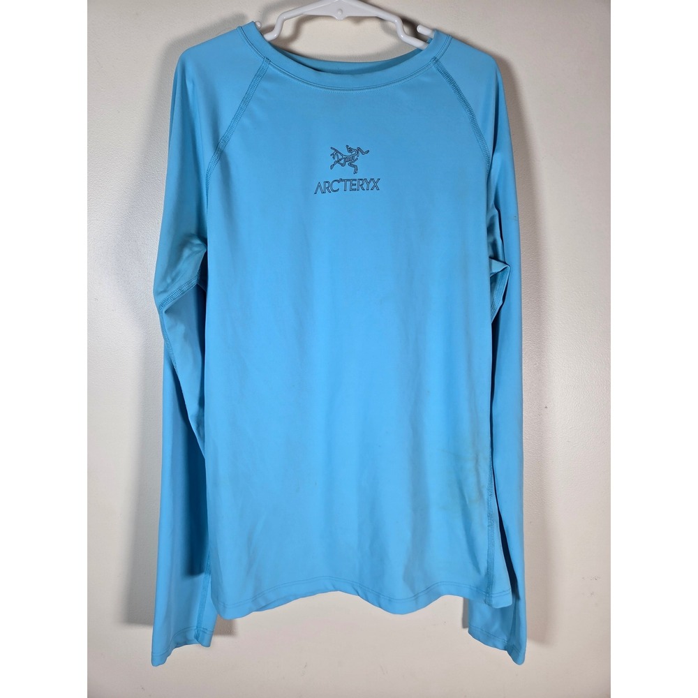 Arc'teryx Long Sleeve Sun Shirt Women XS Blue Hiking Outdoor Core Gorpcore